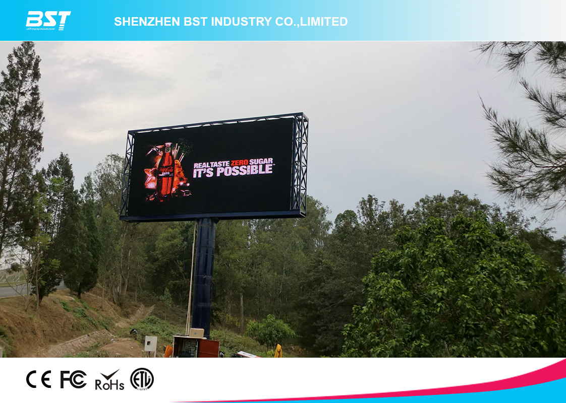 Energy Saving P16 Outdoor Full Color Led Screen Module With 6500nits High Brightness