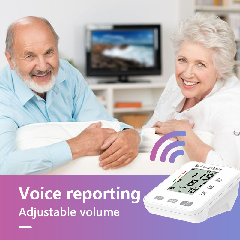 Wireless BP Machine Meter Blood Pressure Device 84*73mm 2*99 Records