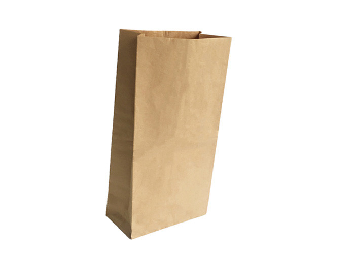 25kg Brown Multiwall Paper Bags Recycled Rice Kraft paper Sacks