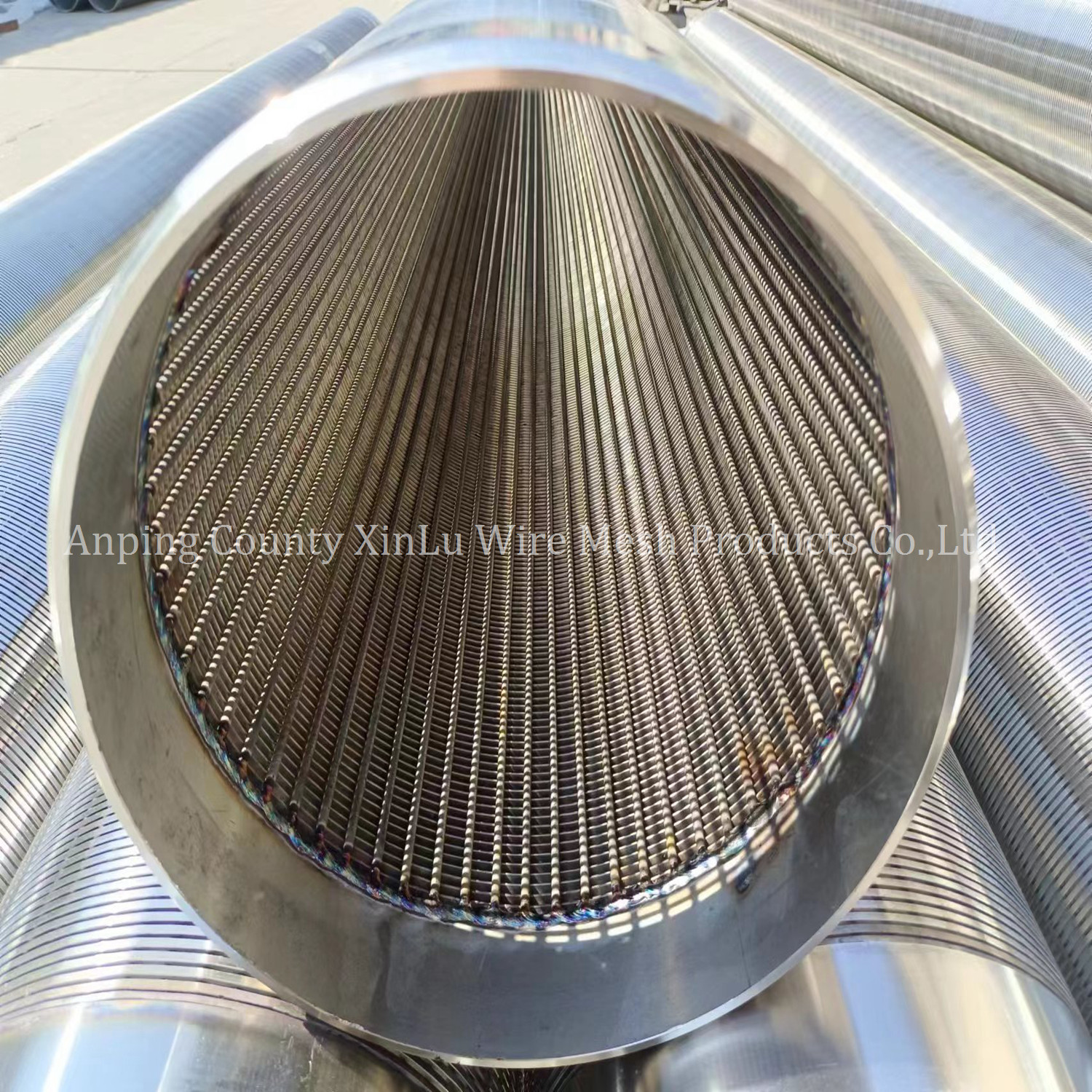 12-3/4" Deepwell Johnson wedge wire water pump screen tube with continuous slot for sand control
