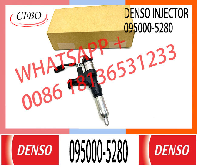 Neutral Diesel Fuel Common Rail Injector 095000-5280 For HI-NO 23910-1360
