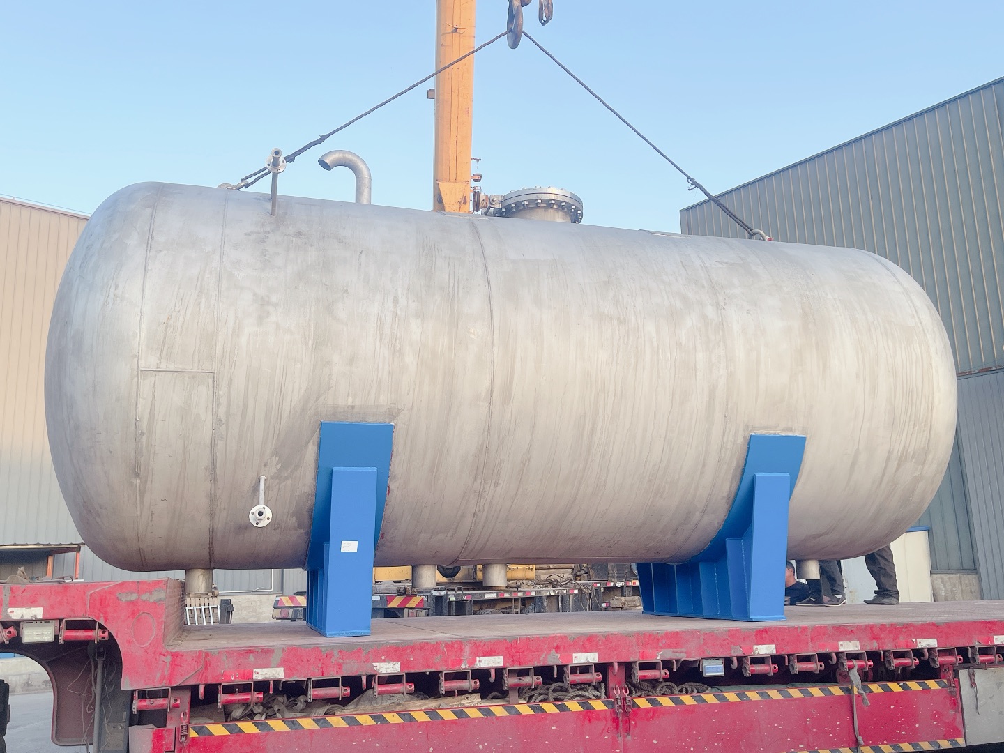 Steel Mixing Storage Tanks Customized Pressure Vessels for Gas and Liquid Storage