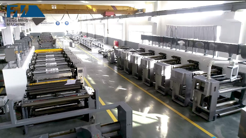 FM-CS Series 2/4/6/8 Color Printing Machine with Large Rewinder/Unwinder Capacity