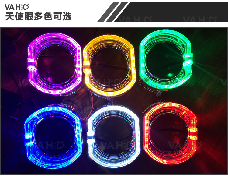CH30 2.5inch Round Crystal angel eye Bixenon Car hid xenon projector kit
