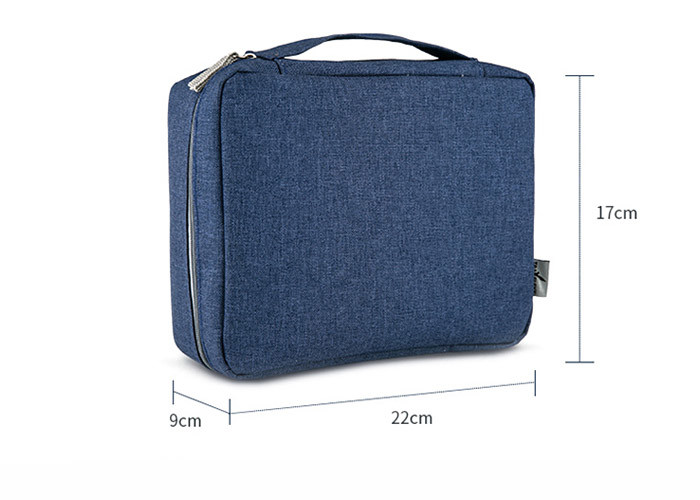 Folding Large Hanging Toiletry Bag With Compartments For Women 22 * 17 * 9cm