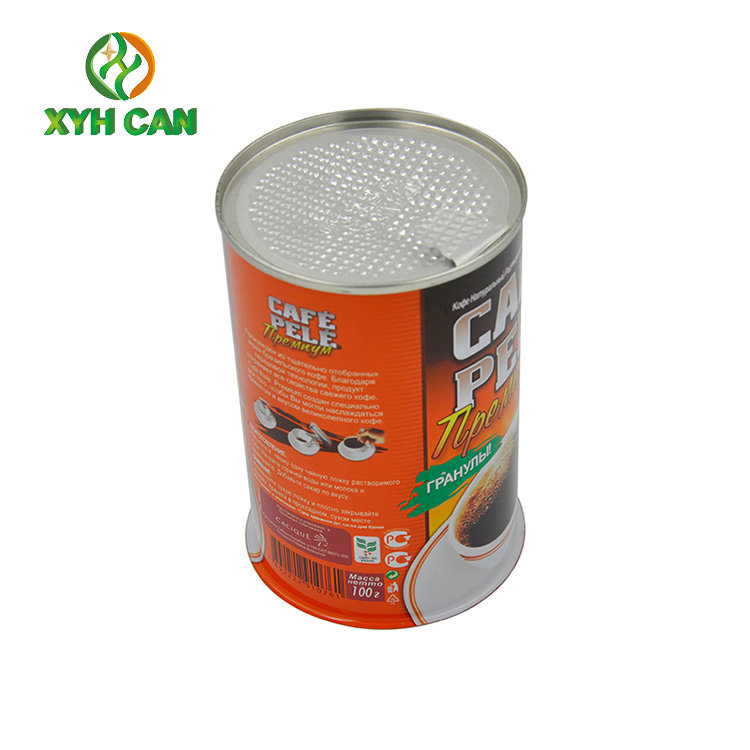 Custom Printing Metal Tin Can Canister Tin Plate Containers 0.18~0.25mm Thickness