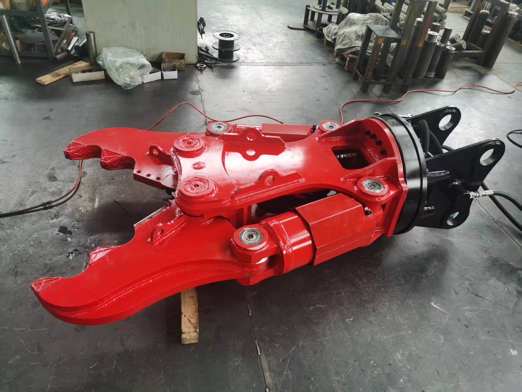 Customize Hydraulic Shear 08A For 10-15Ton Excavator Concrete Cutting Pipeline