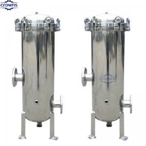 Buy cheap Stainless Steel Multi Bag Water PP Cartridge Filter Housing 20 Inches 5 Cores For Water Treatment product