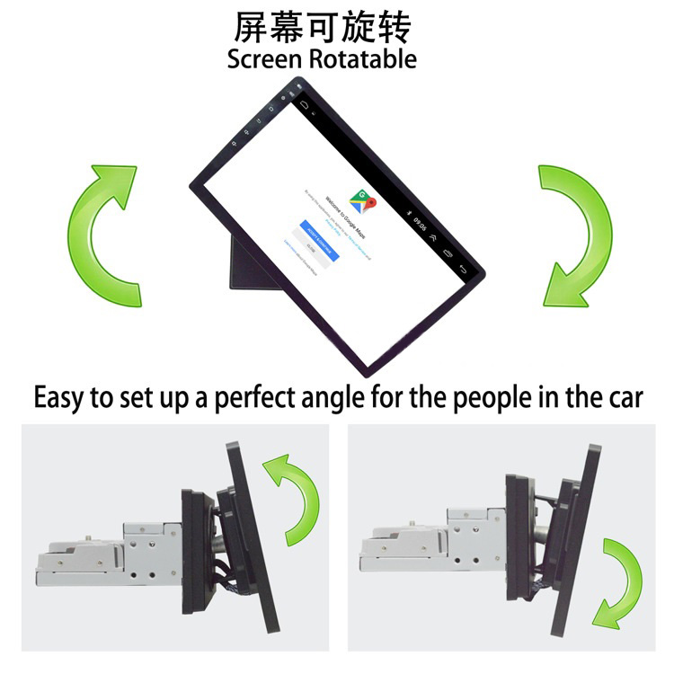 Best Price 10 inch 1 Din Android 8.1 Car DVD Player 1+16GB Auto Radio