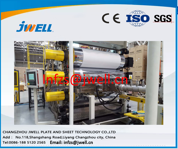 Jwell ABS / HIPS Plastic sheet extrusion line