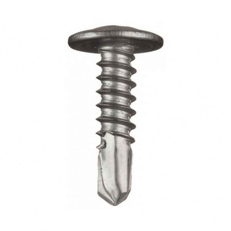 Plain Finish M2 to M200 Steel Pan Head Drilling Screws Manufactured to Meet Standards of DIN ANSI JIS IFI Guaranteed
