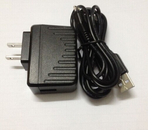 Lucency charger transparency case mini charger USB connecter LED indicator 5V1A 5V 2.1A