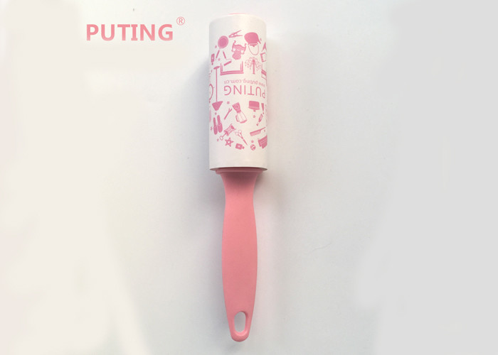 Puting reusable sticky roller dust pet hair remove cleaning washable lint carpet clothes brush bow mini