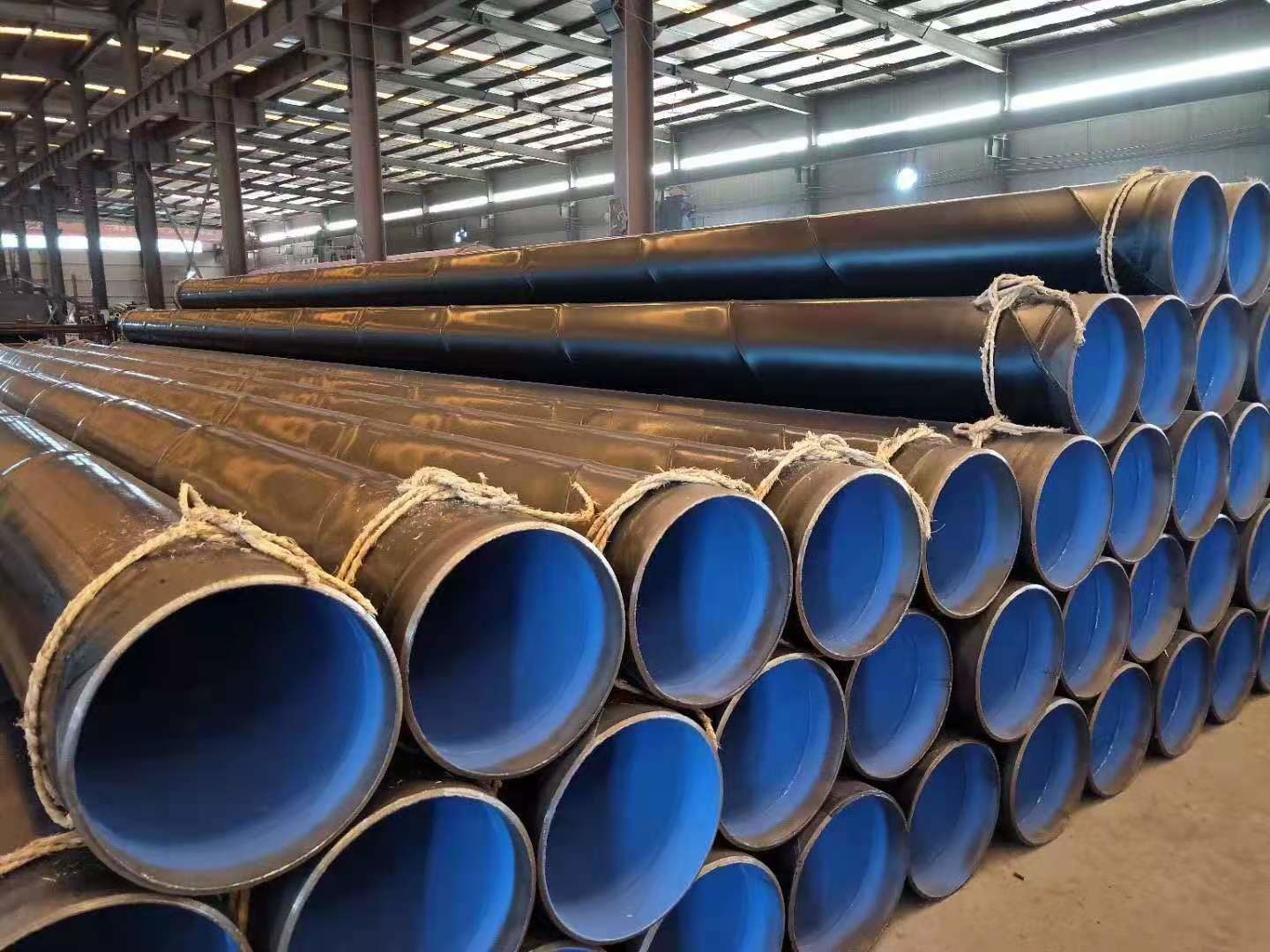 Anti Corrosive Petrochemical PE Lined Q235 Steel Pipe