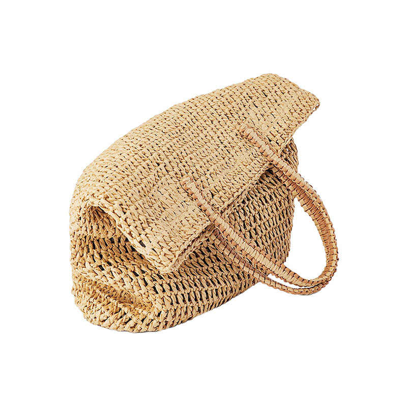 Rural Style Summer Beach Crochet Bag Tote Women Small Fresh Straw Woven