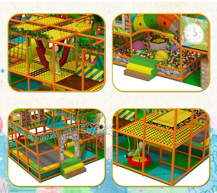 Commercial Indoor Soft Play Equipment Children'S Area Theme Indoor Playground Party Equipment