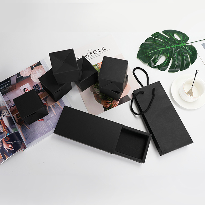 Magic Recycled Cardboard Packaging Chocolate Paper Box Rectangular Square CMYK Printing