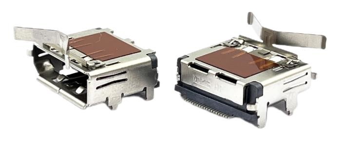 Au 15u DP Socket Connector Solder USB Connector PCB Nickel Plating 50u