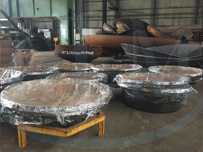Semi Ellipsoidal Heads Duplex Carbon Steel End Caps