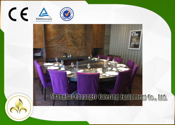 Table Top Electric Griddle Restaurant Hibachi Grill Customized R850 X 800 mm