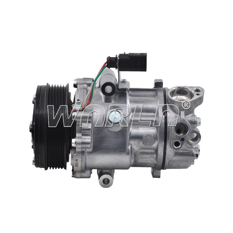 RC.600.576 Car Air Conditioner Compressor 12V For CVC VOLKSWAGEM FOX 2014 GOL G7 2016 UP 2014 VOYAGE 17>12 VOLTS POLIA WXVW022