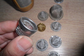 Stainless Steel 304 or 316 Wire Mesh Strainer with 1 to 500 mesh/inch, Filter Rating: 90%