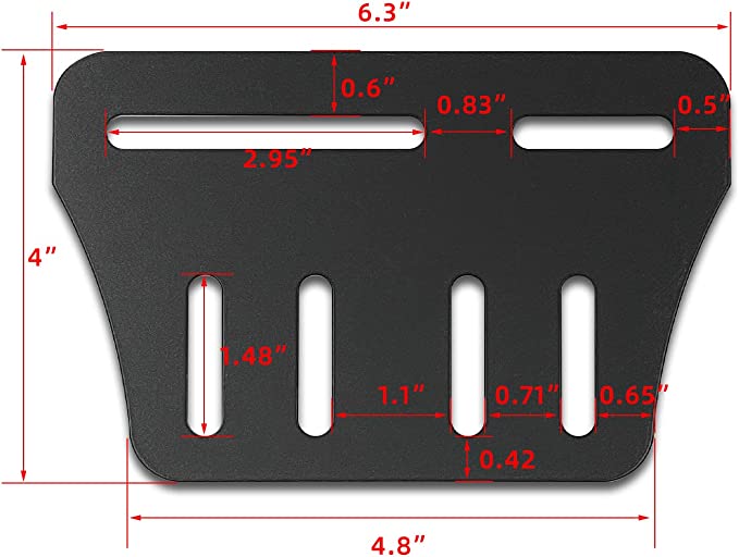 Metal Bed Frame Headboard Attachment Kit Adjustable Bed Frame Brackets Adapter 0.2kg Black