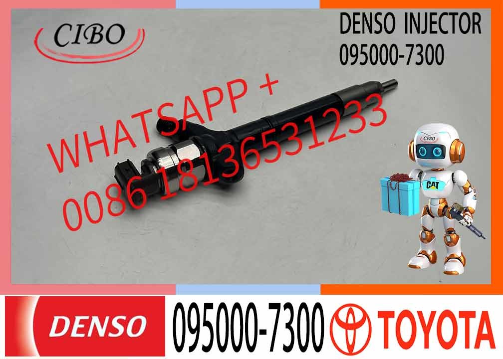 Denso Common Rail Fuel Injector 095000-7300 23670-0R140 Compatible With To Yota CO ROLLA 2.0 D-4D Diesel Engine 1AD-FTV