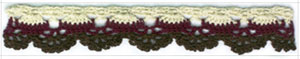 Long Vintage Cotton White Crochet Scallop Pattern Lace Trim DIY Embroidered Sewing Stretch