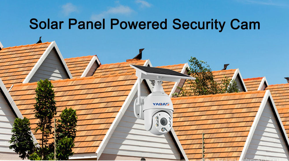 2MP PIR WiFi Solar Security Camera Cloud Storage 2 Way Audio Wireless Solar Camera