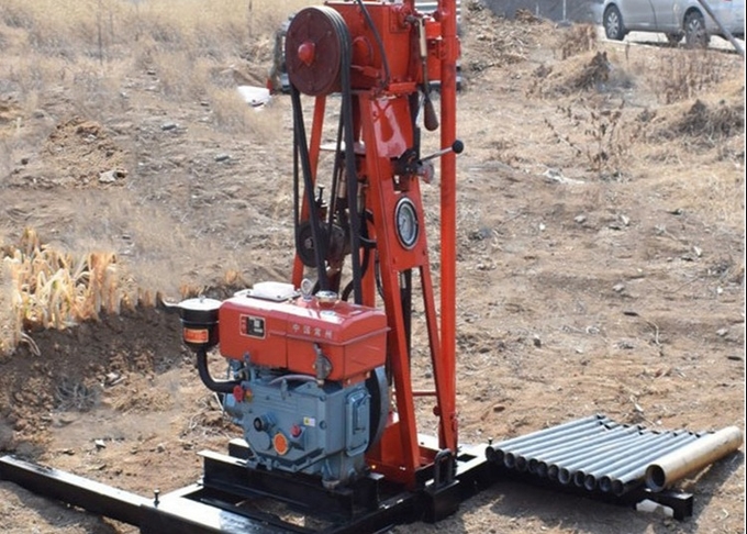 Crawler Mounted ST 50 Meters Depth Core Drilling Rig For Engineering