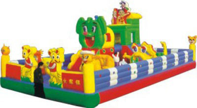 18oz Inflatable Amusement Park Jumping Castle Bouncer Ground Games