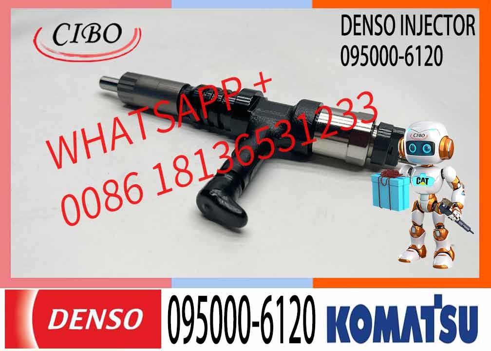 Fuel Injector 095000-6120 9709500-612 6261-11-3200 6261-11-3100 for Koma-tsu Excavator