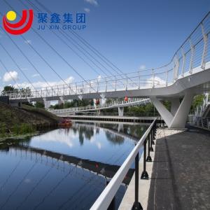 Prefab Galvanized Steel Frame Structure Bridge Weather Resistant