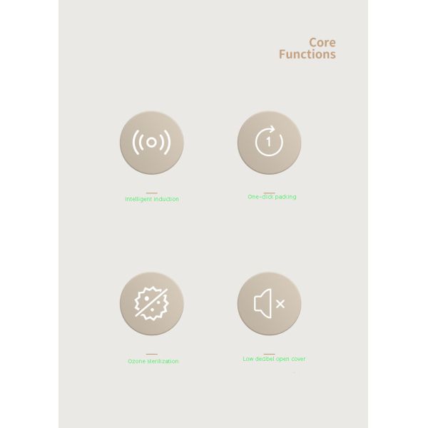 Factory Price Hot Sale Smart Infrared Motion Sensor Rubbish Waste Bin Smart Waste Bin Automatic Packing Automatic Lid