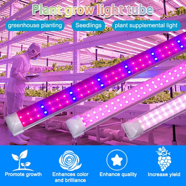 Quality Custom Spectrum 4 Feet 18W Commercial Grow Lights T8 Grow Tube Light Bar for sale