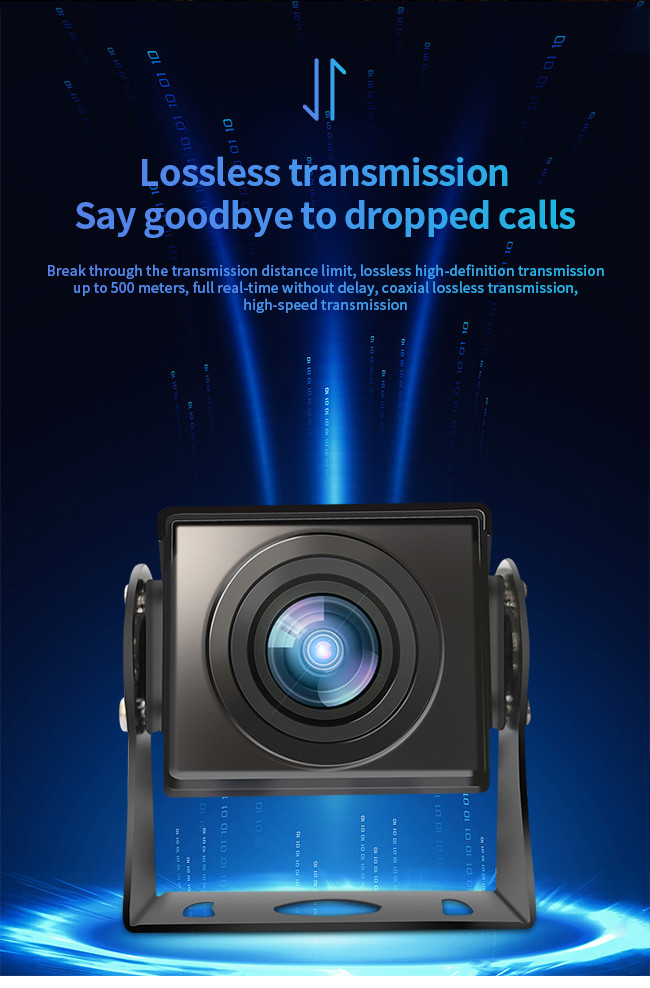 General Bus Reverse Parking Camera ABS HD Car Camera Truck Blind Area Rear View Starlight Car Monitoring