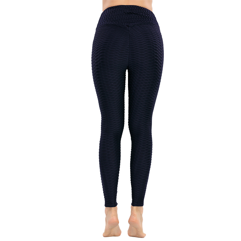 Seamless Womens Patterned Gym Leggings High Waisted Polyester And Spandex