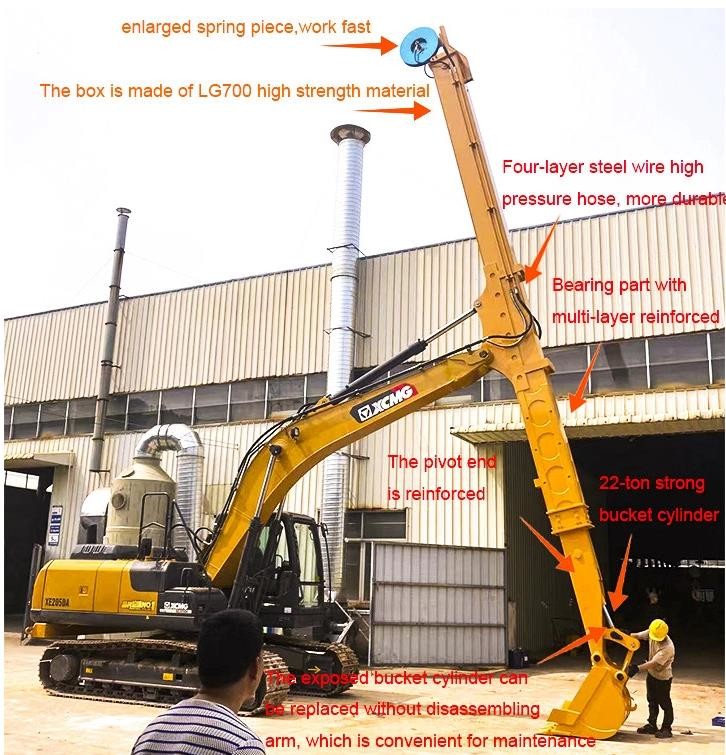 10-30t Excavator Telescopic Boom for Construction Application