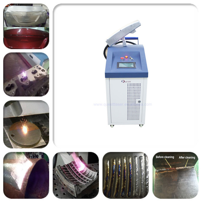 100W 200W Laser Rust Removal Machine Clad Layer And Coating On Metal Surface Cleaning