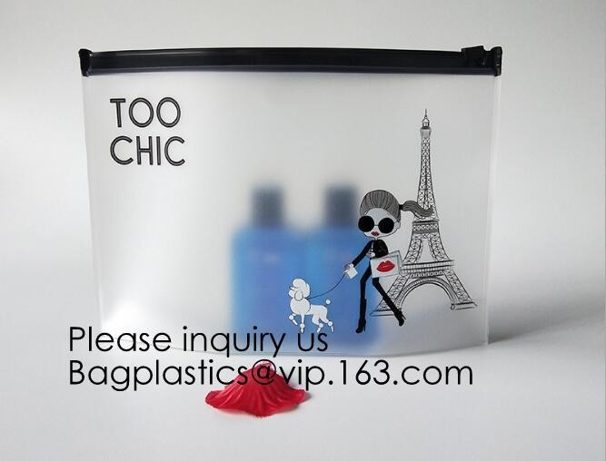 Stand Up Pouch Bag Type And Screen Printing Surface Handling EVA Zip Lock Bag,Underwear Zip lockk EVA Underwear Packaging