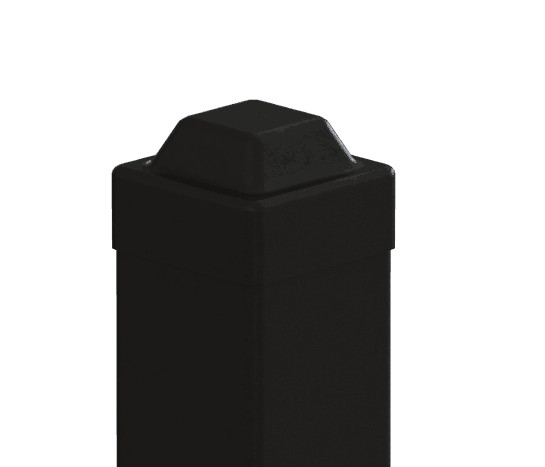 3 Rails PVC Coated Black Garrison Fence Panels Hercules Tubular Steel Fence