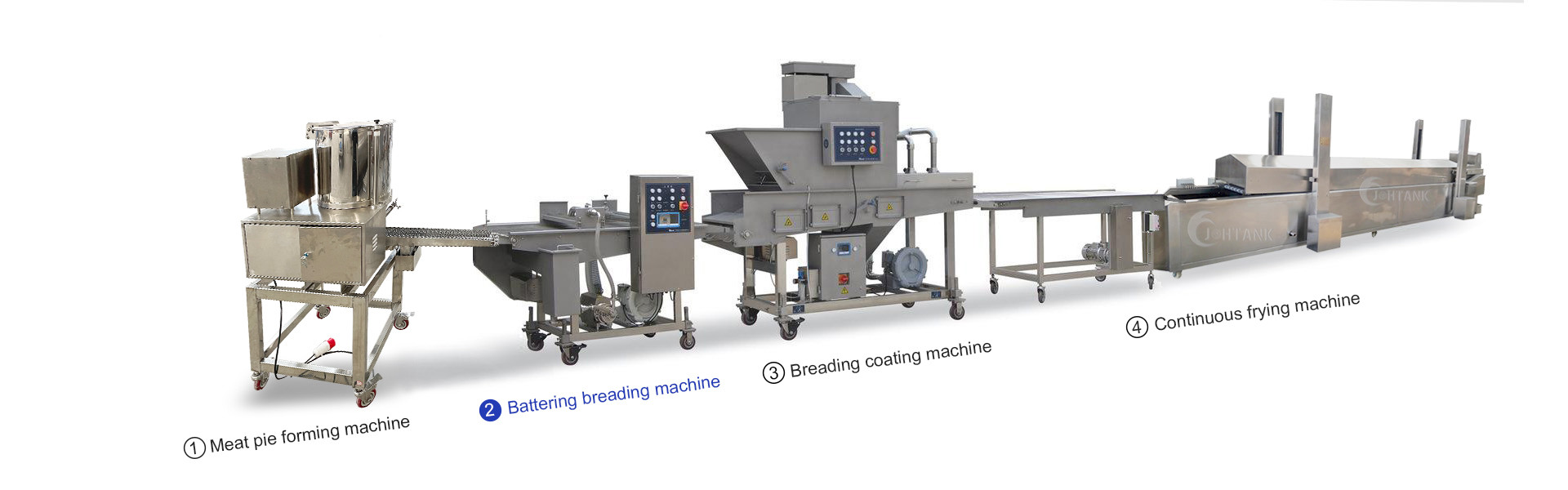 Tempura Chicken Batter Meat Breading Machine Automatic