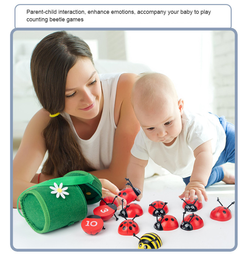 Nontoxic Wooden Montessori Mathematical Toys For Toddlers