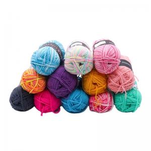 Buy cheap 4 Ply Wool Crochet Knitting Thread for Sweater Accepted OEM/ODM and Milk Cotton Material product