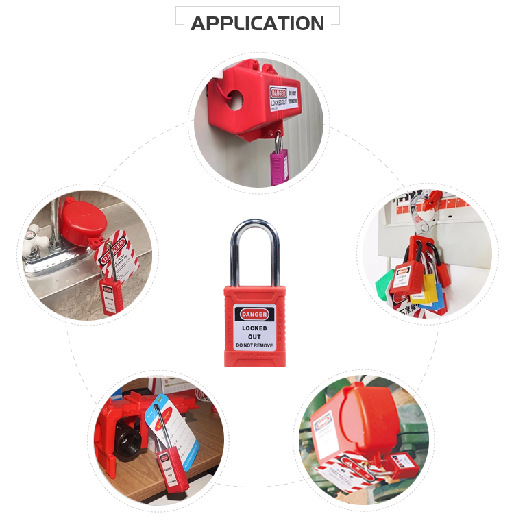 Steel Lockout Hasp with 6 Hooks Available Customized