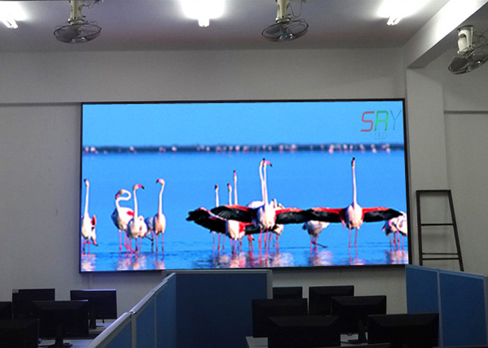 Super HD P6 Indoor Fixed LED Display / Digital Video Wall for Advertising