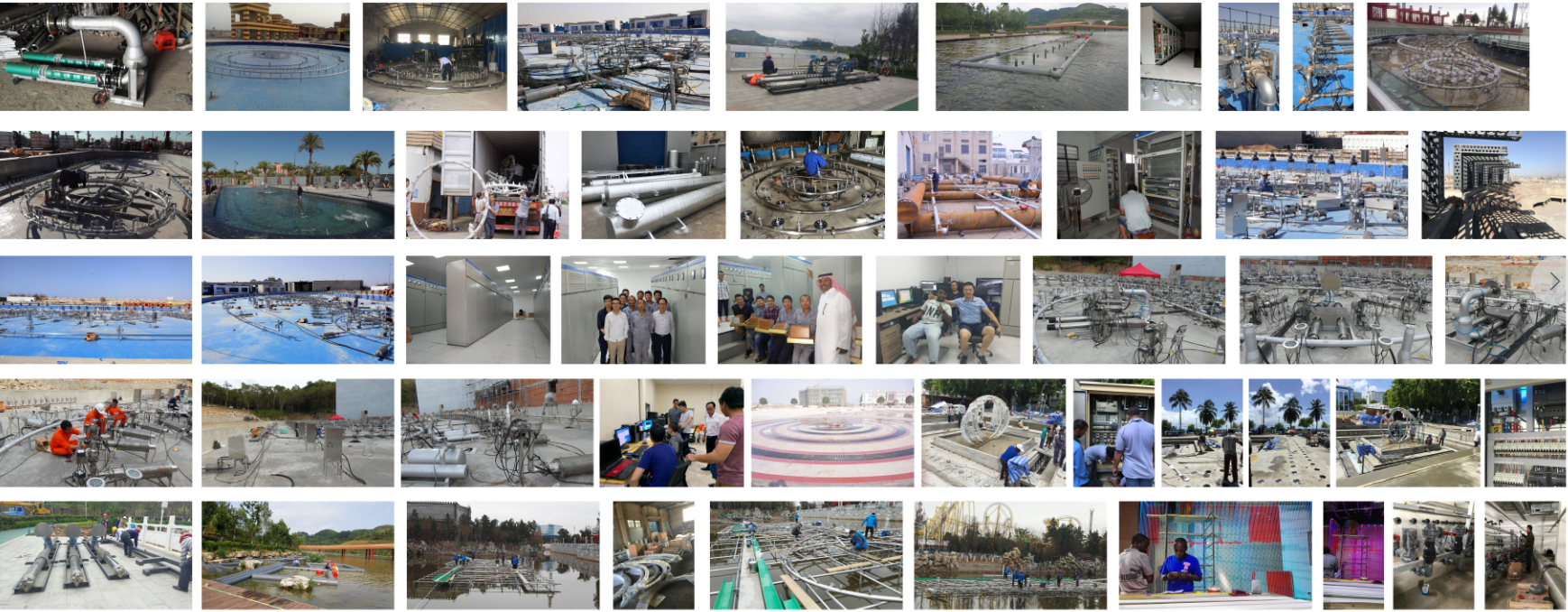 Program Control Water Dancing Outdoor Water Fountain