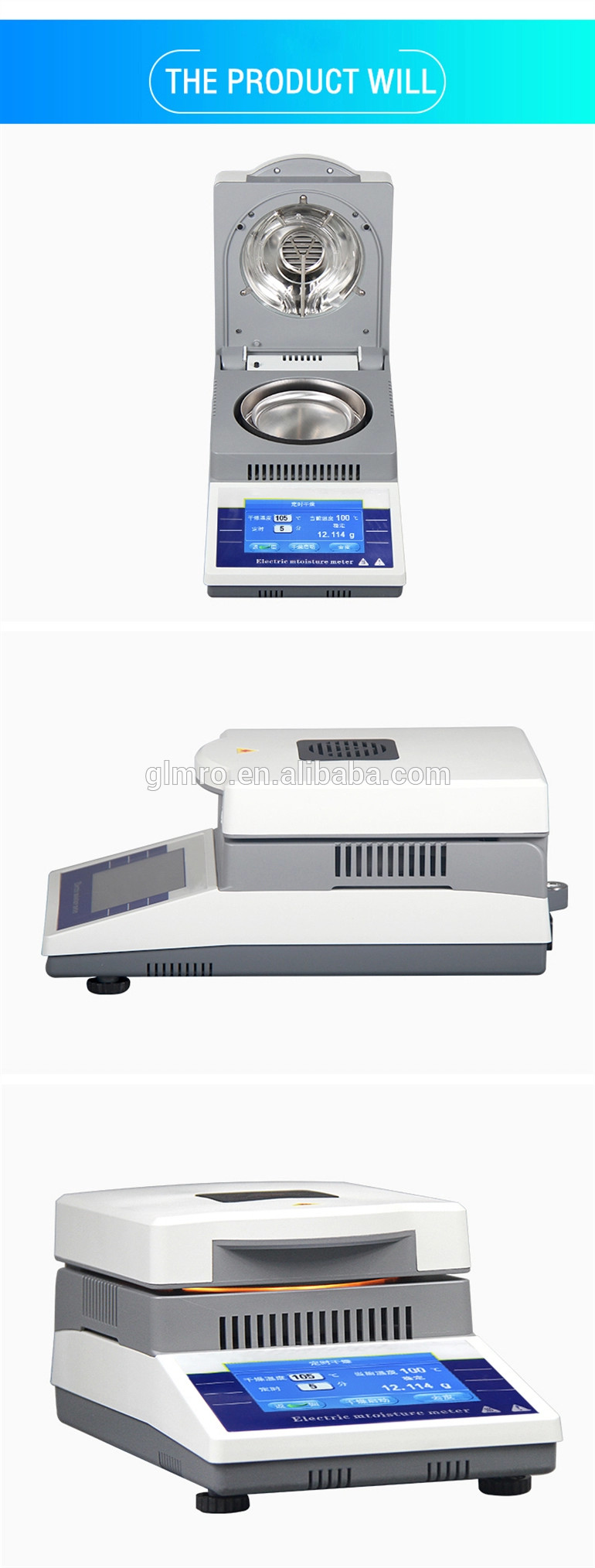 Electronic Halogen Moisture Analyzer Halogen Moisture Analyser