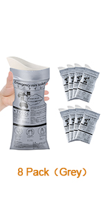 Camping urinal bag